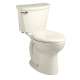 Compact Right Height Elongated 14 Inch Rough-In 1.6 Gpf 2-Piece Toilet, in Linen