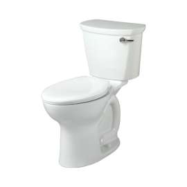Right-Height Two-Piece 1.6 GPF Elongated Toilet with 12-in Rough-In and Right Side Trip Lever