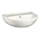 24 Pedestal Lavatory Top without Pedestal Leg with Three Faucet Holes (8 Centers) in White