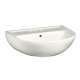 24 Pedestal Lavatory Top without Pedestal Leg with Three Faucet Holes (4 Centers) in White