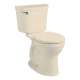211BA004.021 Right Height Round Front 1.6 Gpf 2-Piece Toilet, in Bone