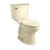 211AA004.021 Right Height Elongated 1.6 Gpf 2-Piece Toilet, in Bone