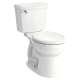 Portsmouth Right Height Round Front 1.28 Gpf 2-Piece Toilet, in White