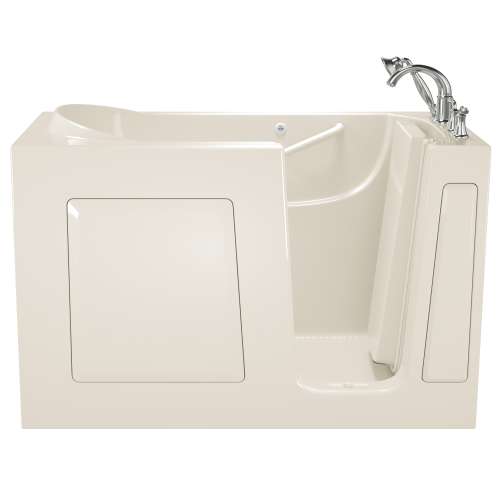 3060.509.SR-M Gelcoat Wit 30-in. x 60-in. Walk-In Soaking Bathtub with Right-Hand Drain and Tub Faucet