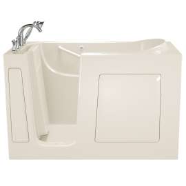 Gelcoat Wit 30-In X 60-In Walk-In Air Spa And Whirlpool Massage Bathtub With Left Hand Drain