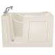3060.509.SLL 30-in. x 60-in. Walk-In Soaking Bathtub with Left-Hand Drain and Tub Faucet in Linen