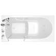 3060.509.CLW 30-in. x 60-in. Walk-In Air Spa and Whirlpool Massage Bathtub with Left-Hand Drain and Tub Faucet in White