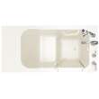 2848.509.SR-M Gelcoat Wit 28-in. x 48-in. Walk-In Soaking Bathtub with Right-Hand Drain and Tub Faucet