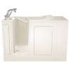2848.509.CLL 28-in. x 48-in. Walk-In Air Spa and Whirlpool Massage Bathtub with Left-Hand Drain and Tub Faucet in Linen