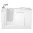 28-in. x 48-in. Walk-In Whirlpool Massage Bathtub with Left-Hand Drain and Tub Faucet in White