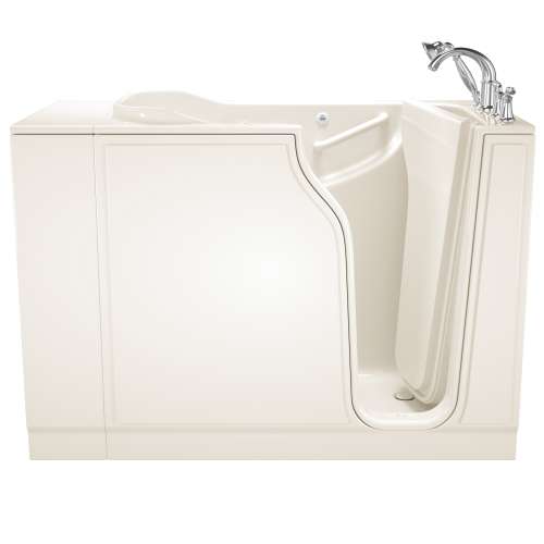 Gelcoat Wit 30-In X 52-In Walk-In Whirlpool Massage Bathtub With Right Hand Drain
