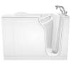 30-in. x 52-in. Walk-In Air Spa Bathtub with Right-Hand Drain and Tub Faucet in White