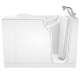 30-in. x 52-in. Walk-In Whirlpool Massage Bathtub with Right-Hand Drain and Tub Faucet in White