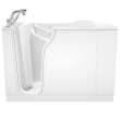 30-in. x 52-in. Walk-In Soaking Bathtub with Left-Hand Drain and Tub Faucet in White