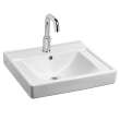 Everclean Wall-Hung Bathroom Sink in White