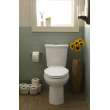 H2Option Dual Flush Right Height Elongated 0.92/1.28 Gpf 2-Piece Toilet - Lined Tank, in Linen