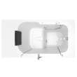 32-in. x 52-in. Outward Opening Door Walk-In Soaking Bathtub with Right Door/Drain in White
