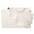 32-in. x 52-in. Outward Opening Door Walk-In Soaking Bathtub with Right Door/Drain in Linen