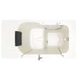 32-in. x 52-in. Outward Opening Door Walk-In Soaking Bathtub with Right Door/Drain in Linen