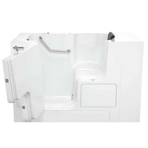 32-in. x 52-in. Outward Opening Door Walk-In Soaking Bathtub with Left Door/Drain in White