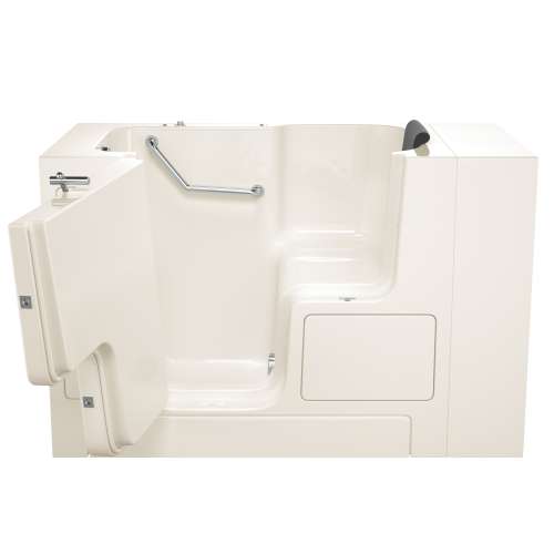 32-in. x 52-in. Outward Opening Door Walk-In Soaking Bathtub with Left Door/Drain in Linen