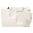 Gelcoat Wit 32-In X 52-In Walk-In Air Spa Bathtub With Right Hand Drain
