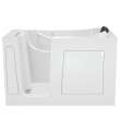 Gelcoat Wit 30-In X 60-In Walk-In Soaking Bathtub With Left Hand Drain