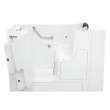 30-in. x 52-in. Outward Opening Door Walk-In Whirlpool Massage Bathtub with Left Door/Drain in White