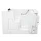 30-in. x 52-in. Outward Opening Door Walk-In Soaking Bathtub with Right Door/Drain in White