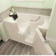 30-in. x 52-in. Outward Opening Door Walk-In Soaking Bathtub with Right Door/Drain in Linen