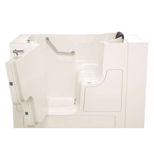 30-in. x 52-in. Outward Opening Door Walk-In Soaking Bathtub with Left Door/Drain in Linen