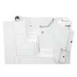 30-in. x 52-in. Outward Opening Door Walk-In Whirlpool Massage and Air Spa Bathtub with Right Door/Drain in White