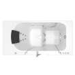 30-in. x 52-in. Outward Opening Door Walk-In Whirlpool Massage and Air Spa Bathtub with Right Door/Drain in White