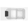 2848.105.WRW Gelcoat Wit 28-In X 48-In Walk-In Whirpool Massage Bathtub With Right Hand Drain