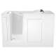 2848.105.WLW Gelcoat Wit 28-In X 48-In Walk-In Whirpool Massage Bathtub With Left Hand Drain