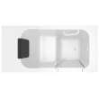 2848.105.SRW Gelcoat Wit 28-In X 48-In Walk-In Soaking Bathtub With Right Hand Drain