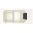 2848.105.SLL Gelcoat Wit 28-In X 48-In Walk-In Soaking Bathtub With Left Hand Drain