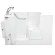 32-in. x 52-in. Outward Opening Door Walk-In Air Spa Bathtub with Left Door/Drain and Tub Faucet in White