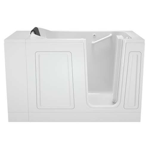 Acrylic Wit 30-In X 51-In Walk-In Soaking Bathtub With Right Hand Drain