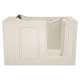 Acrylic Wit 30-In X 51-In Walk-In Soaking Bathtub With Right Hand Drain