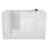 Acrylic Wit 30-In X 51-In Walk-In Soaking Bathtub With Left Hand Drain
