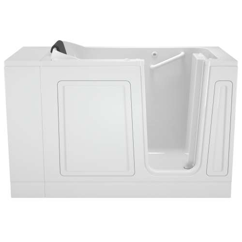 Acrylic Wit 28-In X 48-In Walk-In Soaking Bathtub With Right Hand Drain