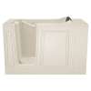 Acrylic Wit 28-In X 48-In Walk-In Soaking Bathtub With Left Hand Drain