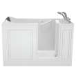 32-in. x 60-in. Walk-In Soaking Bathtub with Right-Hand Drain and Tub Faucet in White
