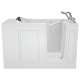 30-in. x 51-in. Walk-In Soaking Bathtub with Right-Hand Drain and Tub Faucet in White
