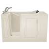 30-in. x 51-in. Walk-In Soaking Bathtub with Left-Hand Drain and Tub Faucet in Linen