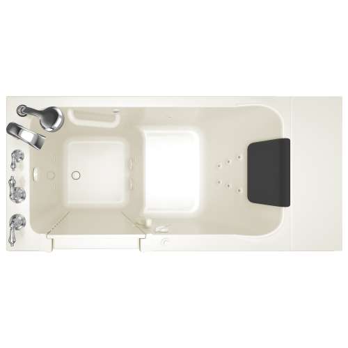 Acrylic Wit 28-In X 48-In Walk-In Whirpool Massage Bathtub With Left Hand Drain