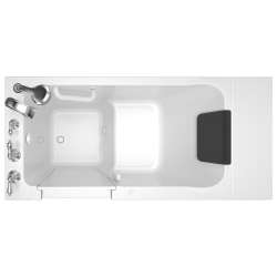 2848.119.ALW 28-in. x 48-in. Walk-In Air Spa Bathtub with Left-Hand Drain and Tub Faucet in White