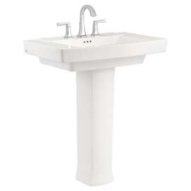 Townsend Pedestal Bathroom Sink with 4