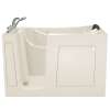 3060.109.SLL 30-in. x 60-in. Walk-In Soaking Bathtub with Left-Hand Drain and Tub Faucet in Linen